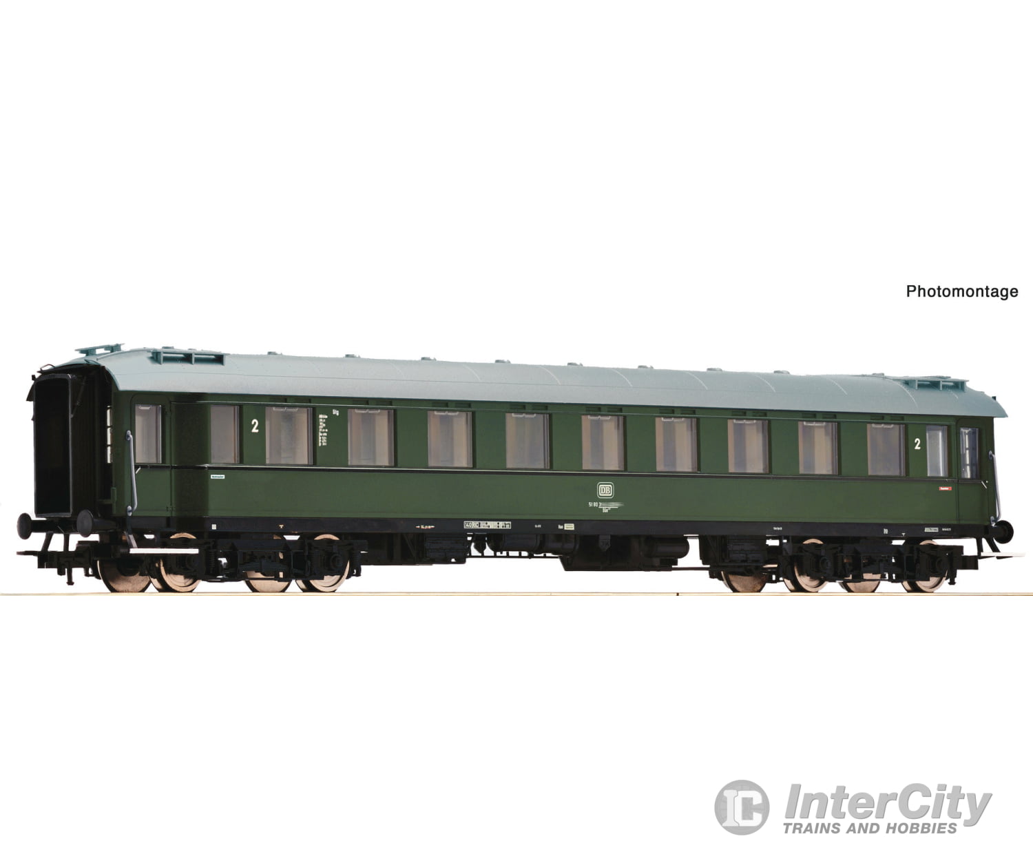 Roco 6200159 Ho 2Nd Class Express Train Coach Db European Passenger Cars