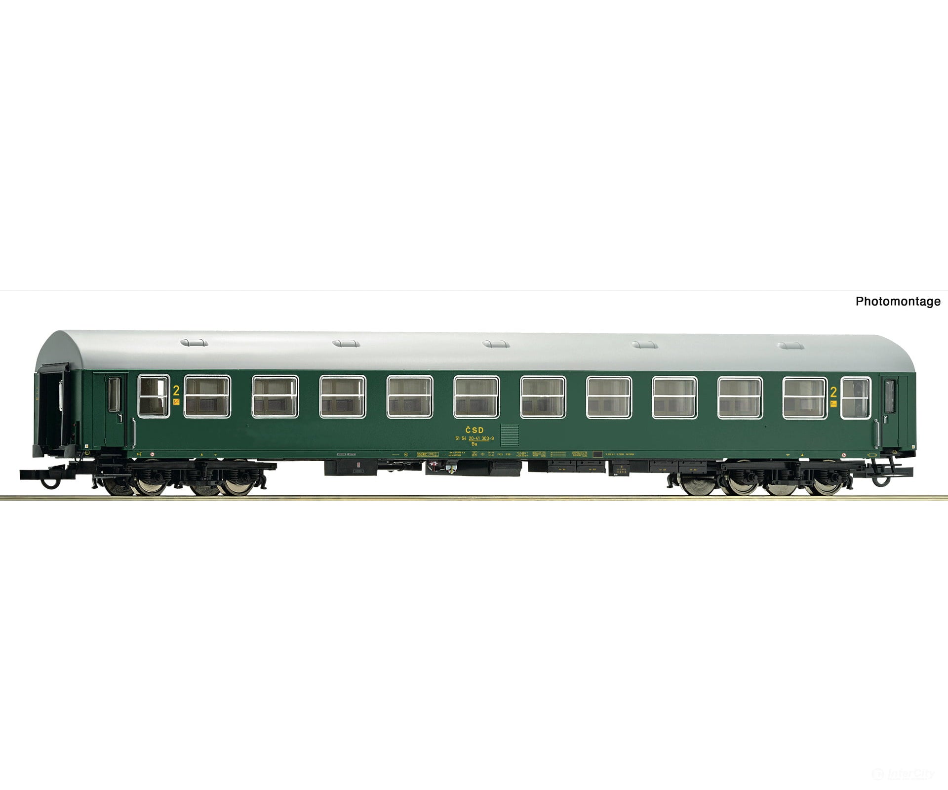 Roco 6200169 Ho 2Nd Class Passenger Coach Csd European Passenger Cars