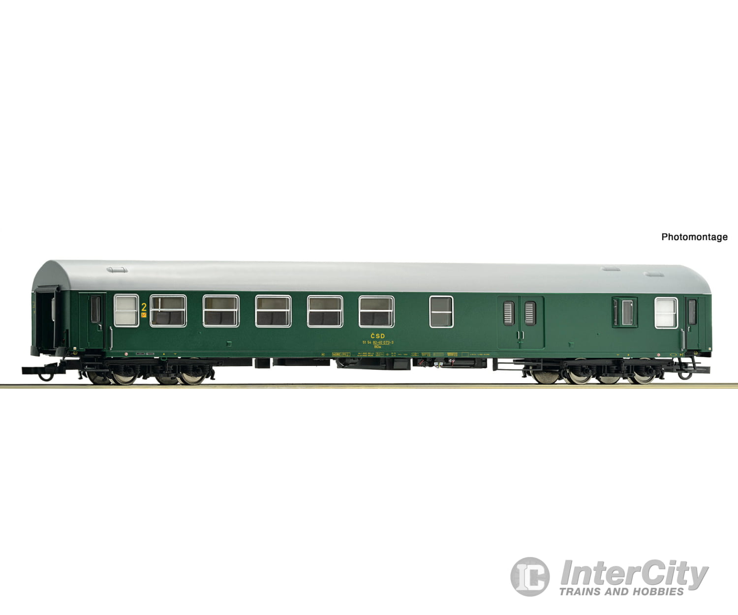 Roco 6200171 Ho 2Nd Class Passenger Coach With Baggage Compartment Csd European Passenger Cars