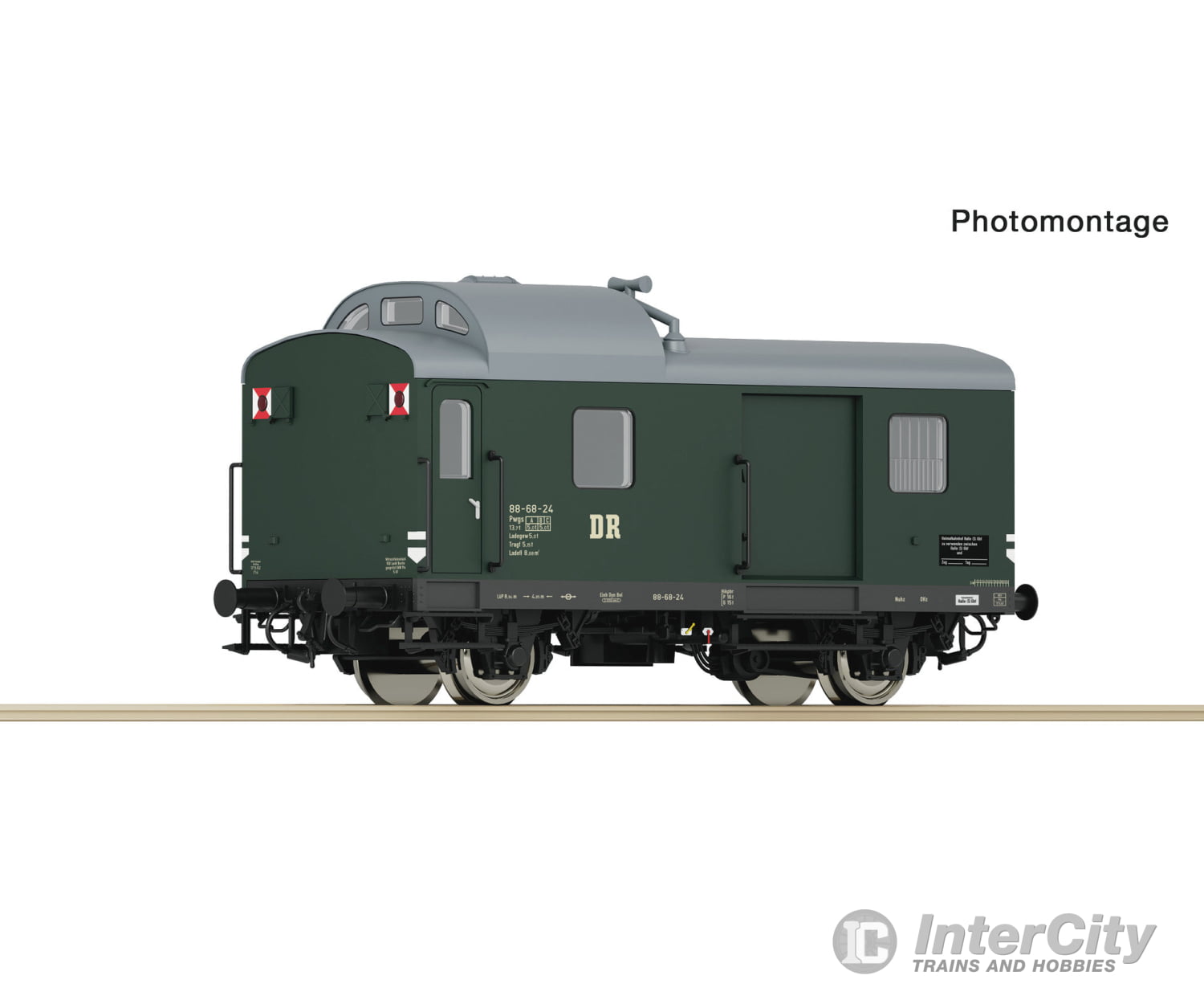 Roco 6200175 Ho Goods Train Guard Wagon Dr European Freight Cars