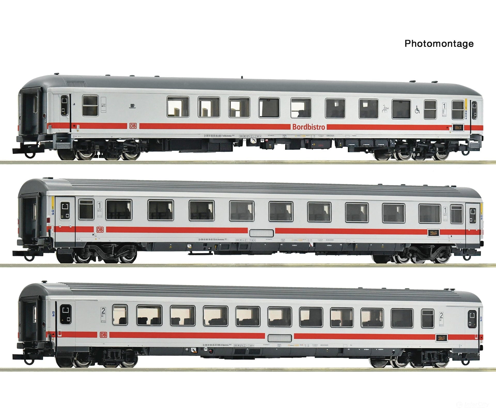 Roco 6200184 HO 3 piece set (2): IC 2013 ’Allgäu’ DB AG European Passenger Cars