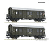 Roco 6200195 HO 2 piece set: Auxiliary passenger coaches PKP European Passenger Cars