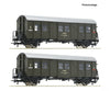 Roco 6200195 HO 2 piece set: Auxiliary passenger coaches PKP European Passenger Cars