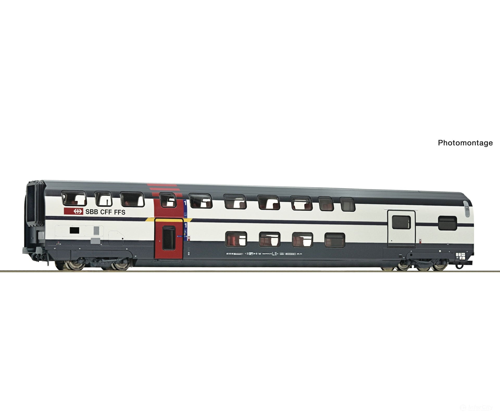 Roco 6200214 HO 1st class double-deck coach with luggage compartment SBB European Passenger Cars