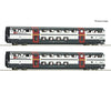 Roco 6200215 HO 2 piece set: 1st class double-deck coaches SBB European Passenger Cars