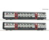 Roco 6200216 HO 2 piece set (1): 2nd class double-deck coaches SBB European Passenger Cars