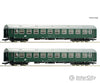 Roco 6200222 HO 2 piece set: 2nd class passenger coaches CD European Passenger Cars