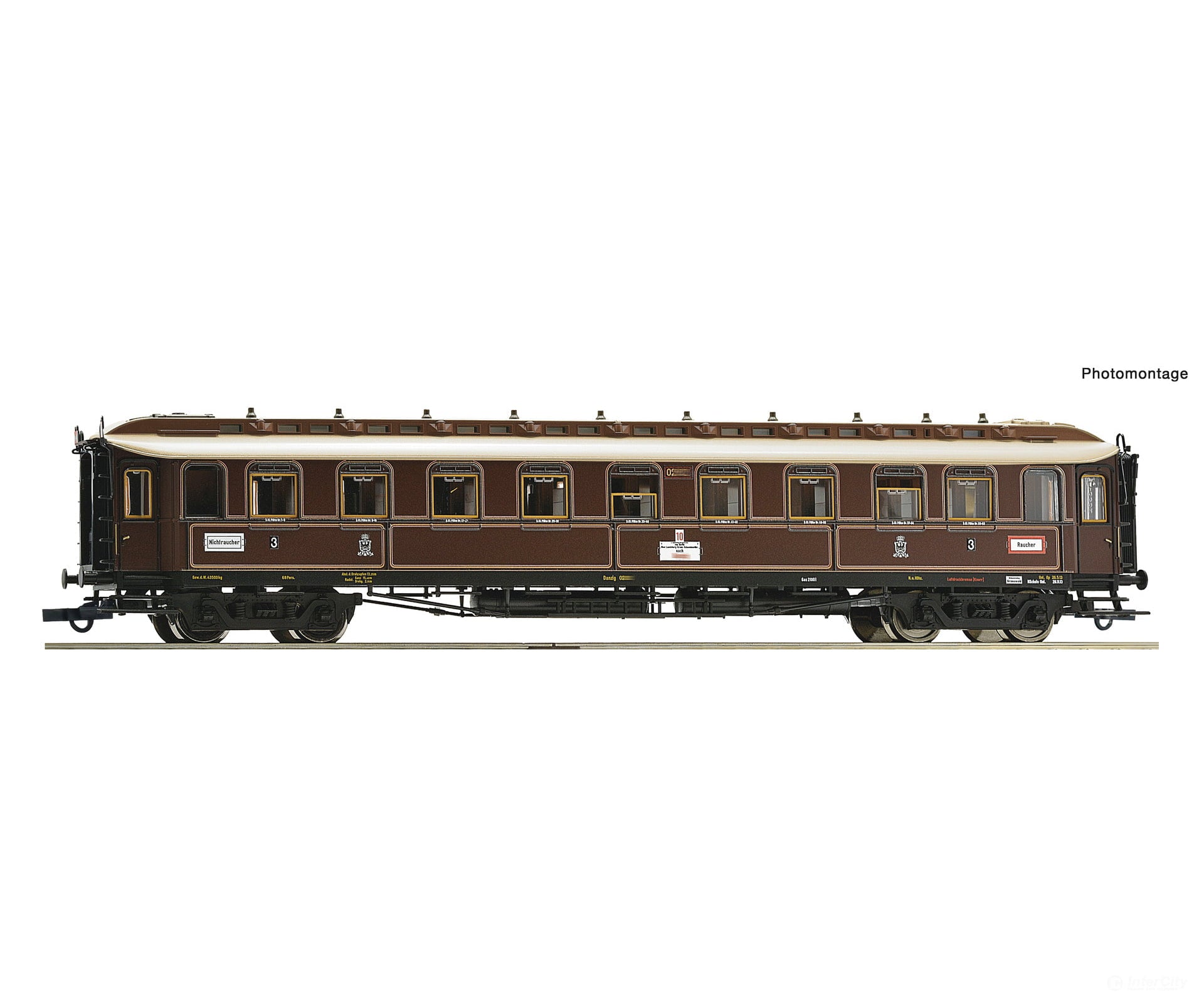 Roco 6200239 HO 3rd class express train coach K.P.E.V. European Passenger Cars