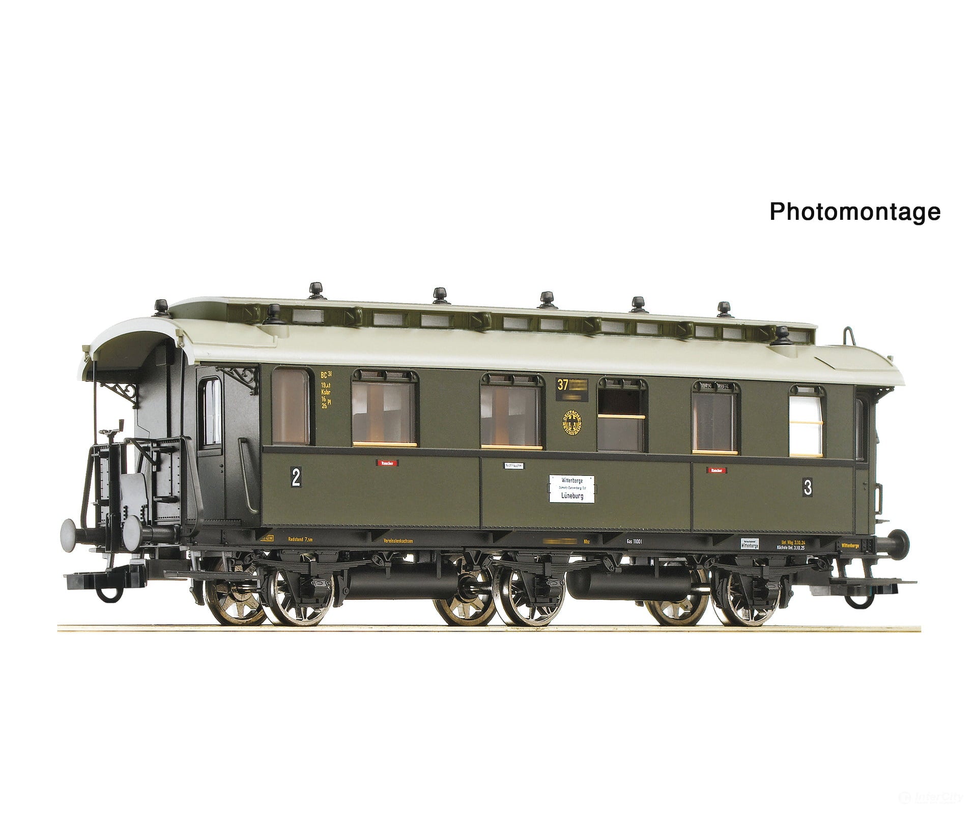 Roco 6200255 HO 2nd/3rd class coach DRG European Passenger Cars