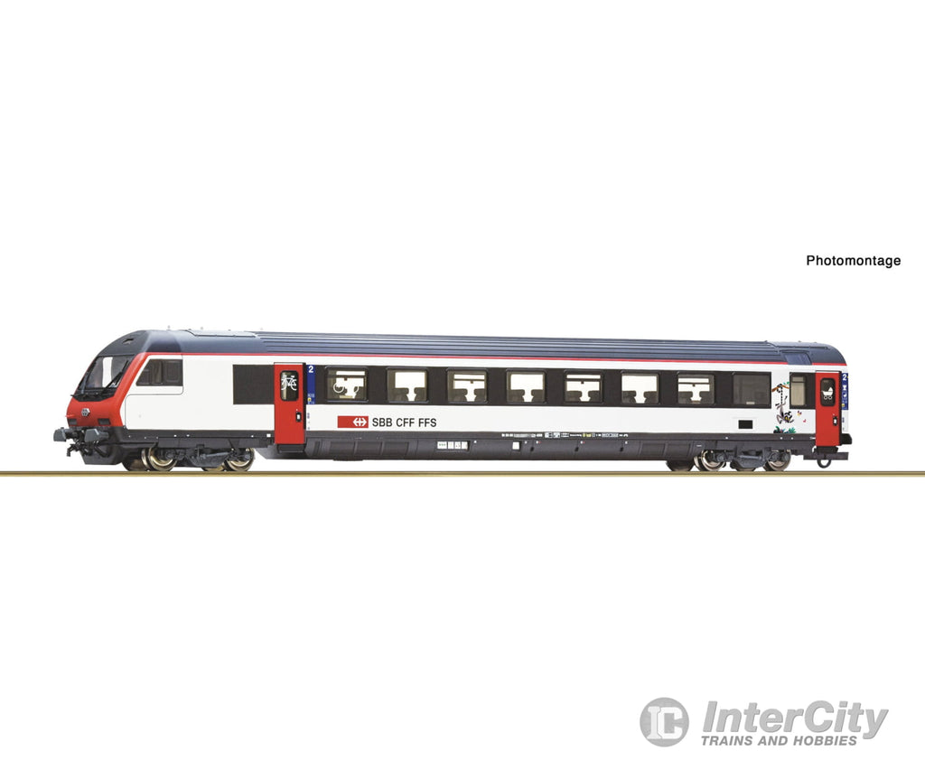Roco 6210199 HO 2nd class control cab coach for EW-IV push-pull trains SBB European Passenger Cars