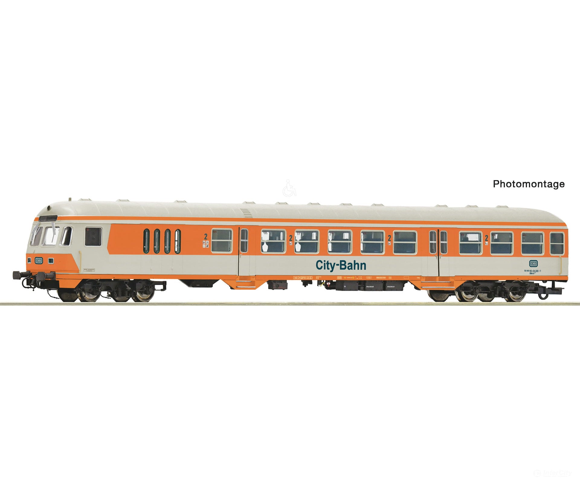 Roco 6210246 HO 2nd class control cab coach ’City-Bahn’ DB European Passenger Cars