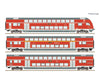 Roco 6210248 HO 3 piece set: Double-deck coaches DB AG European Passenger Cars