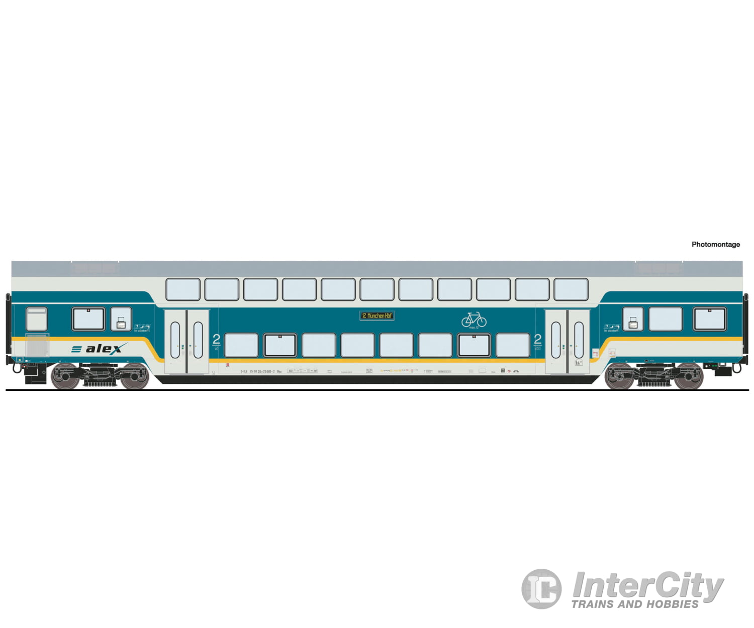 Roco 6220103 Ho Double-Decker Coaches Alex Era 6 European Passenger Cars