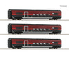 Roco 6220179 HO 3 piece set (2): Railjet 2 ÖBB European Passenger Cars