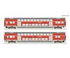 Roco 6220249 HO 2 piece set: Double-deck coaches DB AG European Passenger Cars
