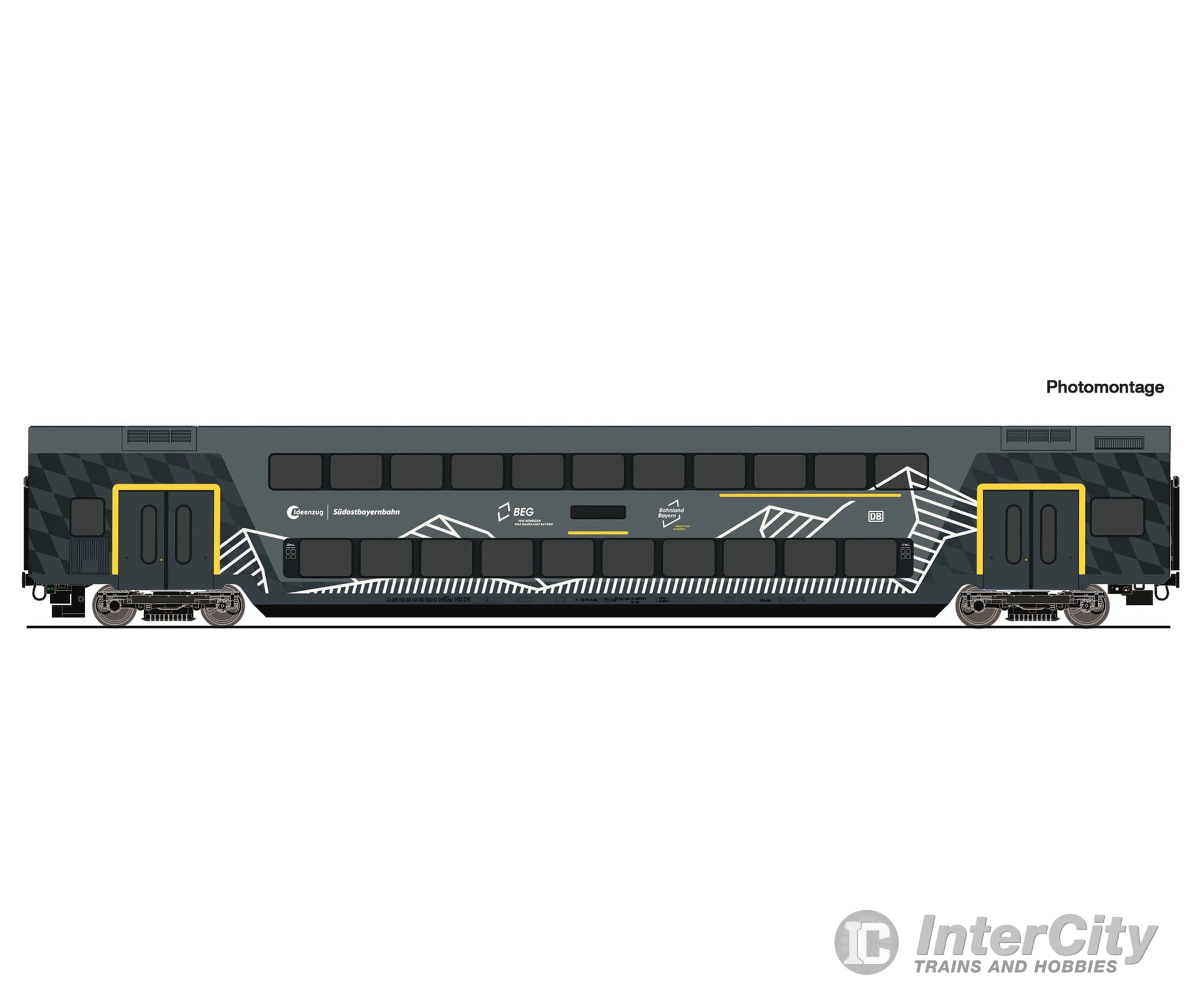 Roco 6220253 HO Double-deck coach ’Ideenzug’ DB AG European Passenger Cars