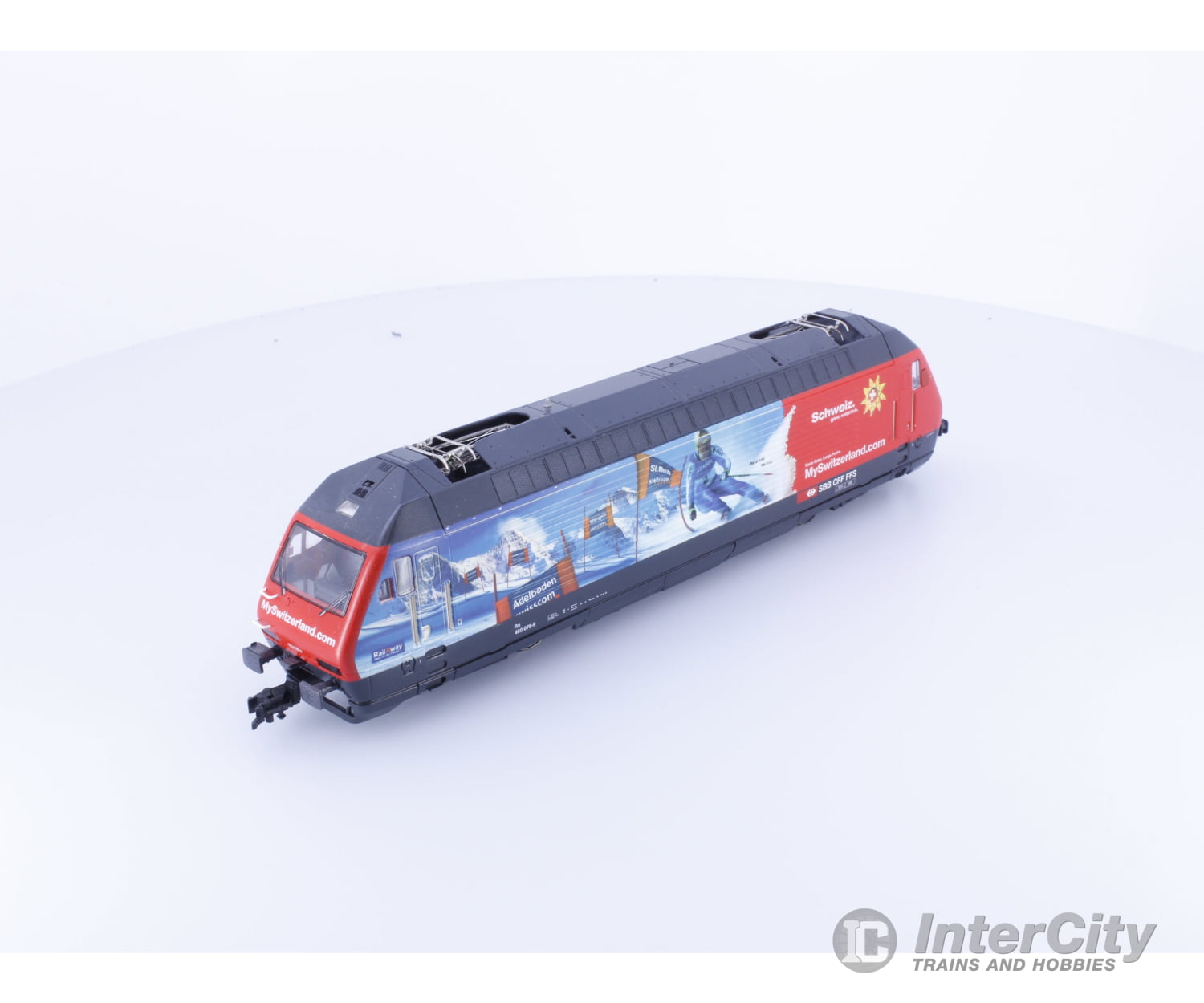 Roco 62706 HO SBB-CFF-FFS RE 460 Swisscom MySwitzerland.com Skier E-Lok 078-9 DCC European Locomotives