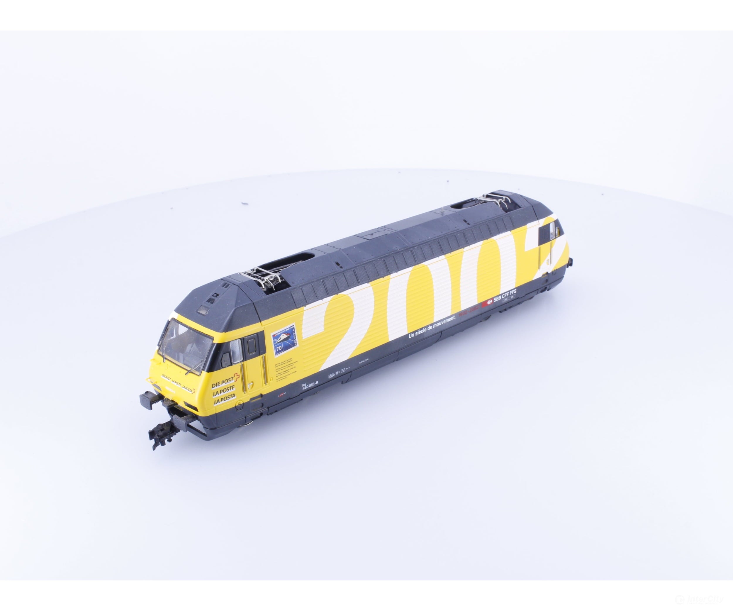 Roco 63512 HO SBB-CFF-FFS Re 460 La Poste - 100 Jahre E-Lok 083-9 DCC European Locomotives