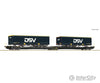 Roco 6600034 Ho Articulated Double-Pocket Wagon T3000E Tx Logistik Era 6 European Freight Cars