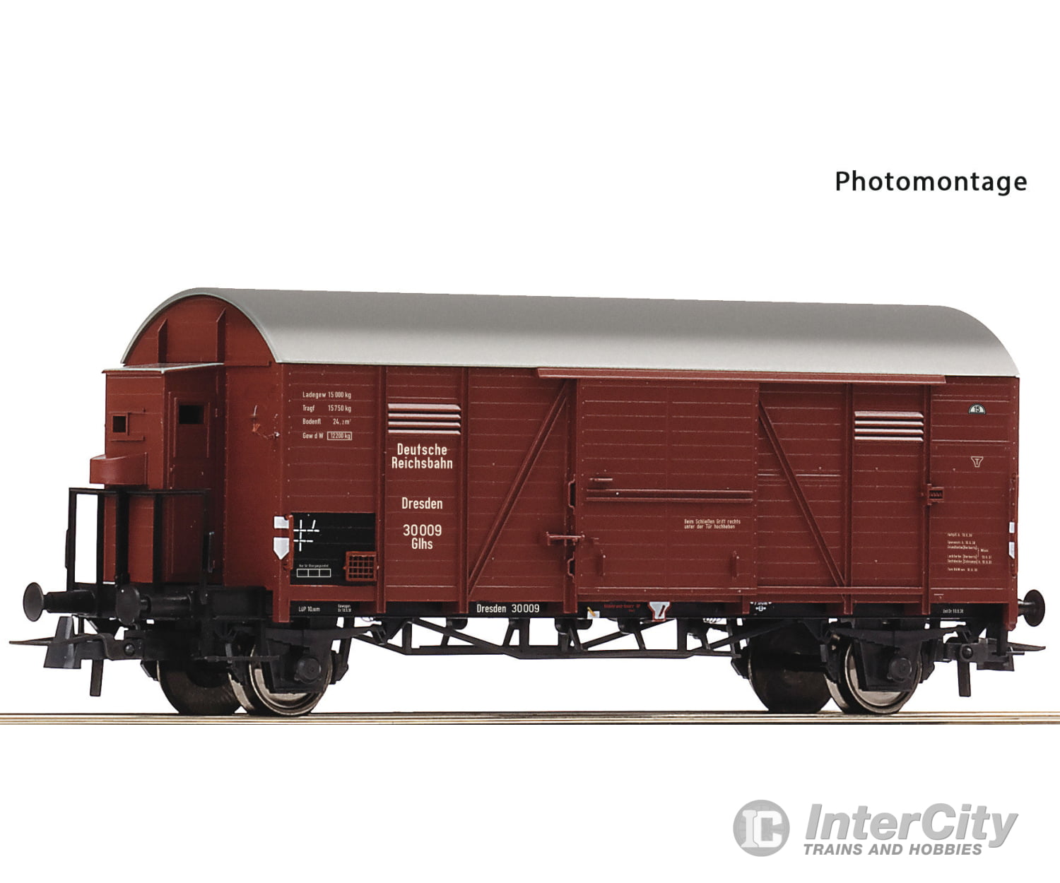 Roco 6600038 Ho Covered Goods Wagon Drg Era 2 European Freight Cars