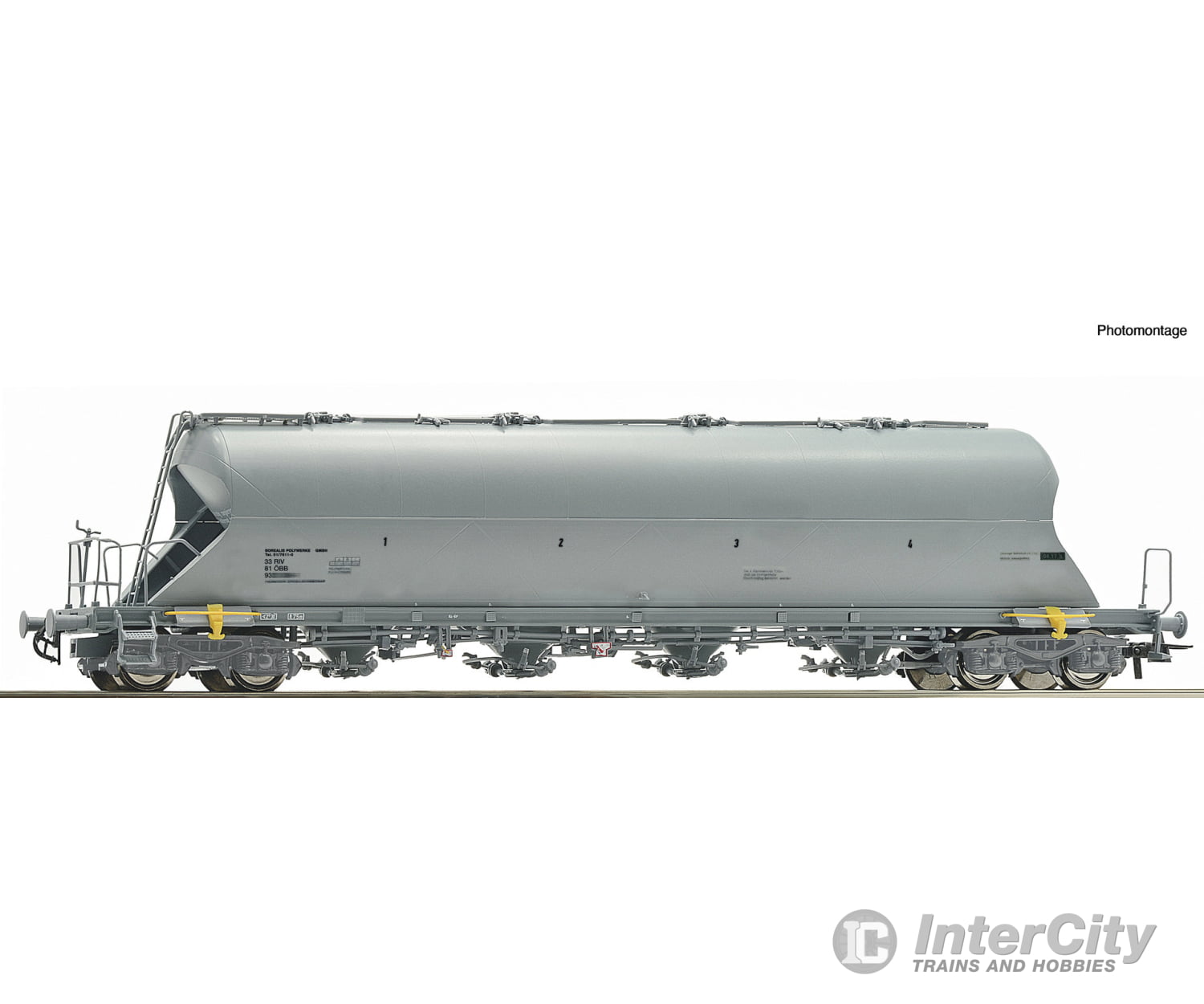 Roco 6600052 Ho Dust Silo Wagon Öbb Era 6 European Freight Cars