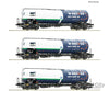 Roco 6600054 Ho 3-Piece Set: Tank Wagons Wascosa/Omv Era 6 European Freight Cars