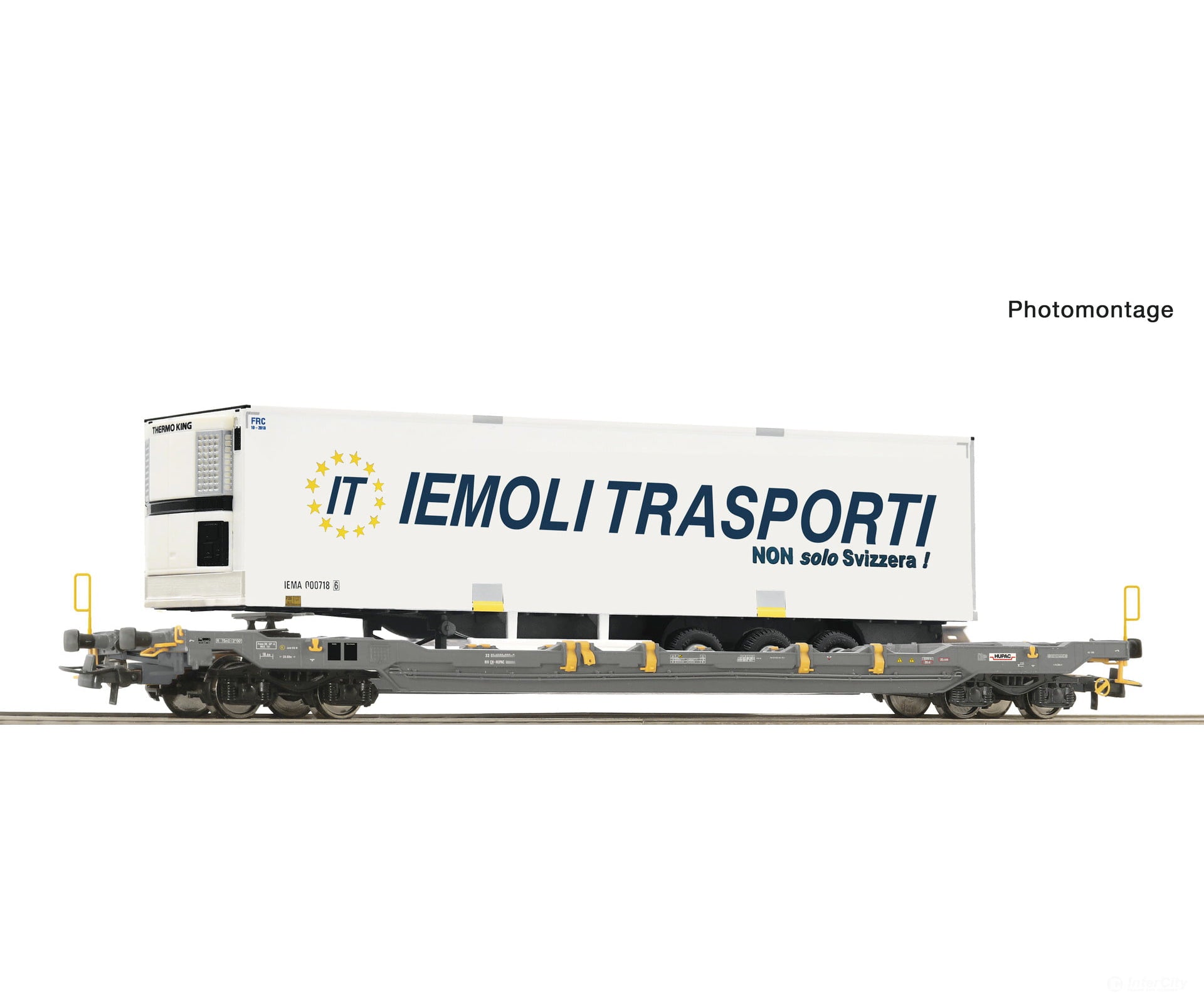Roco 6600066 Ho Pocket Wagon T5 Hupac European Freight Cars