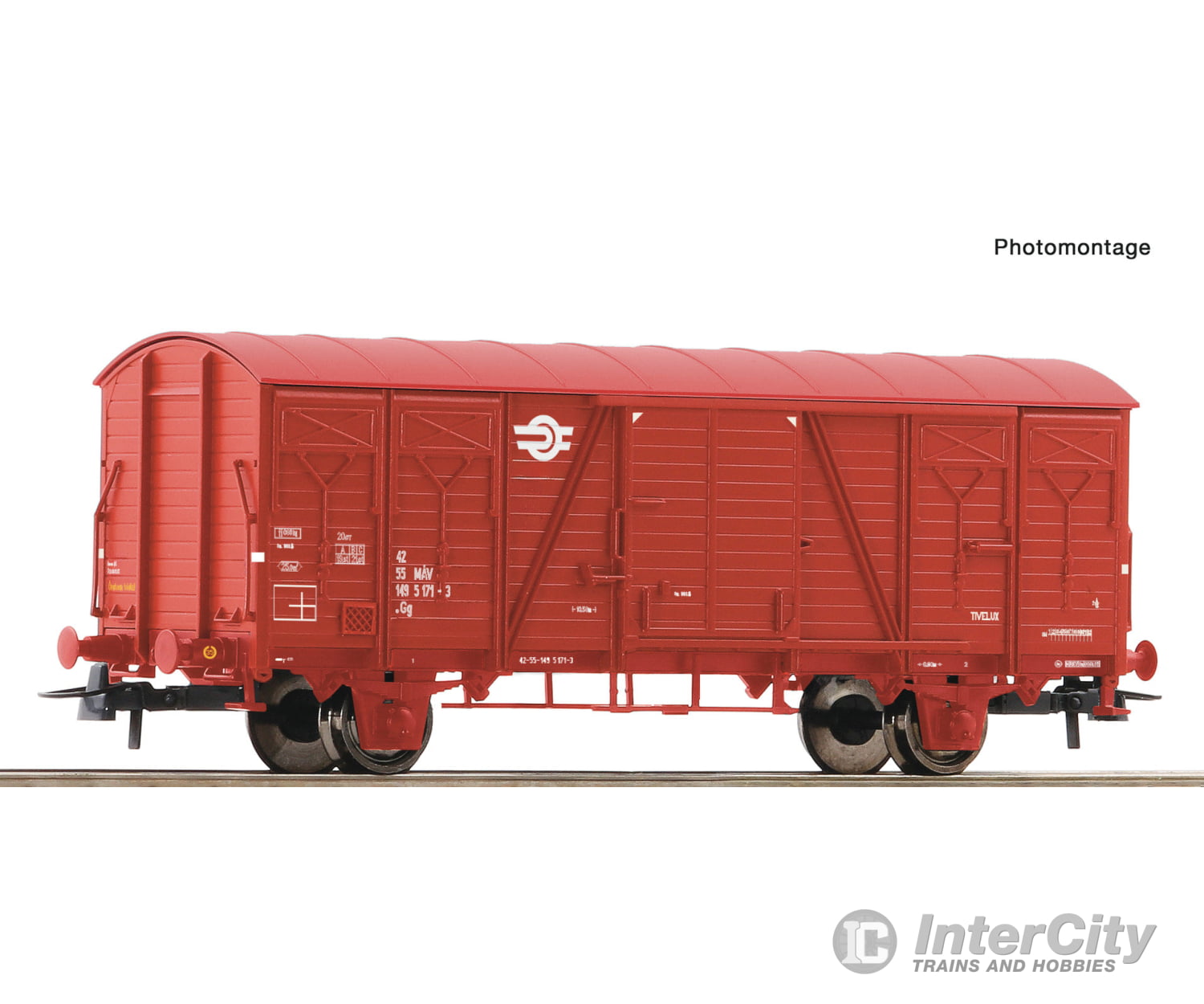 Roco 6600097 Ho Covered Freight Wagon Mav Era 4 European Freight Cars