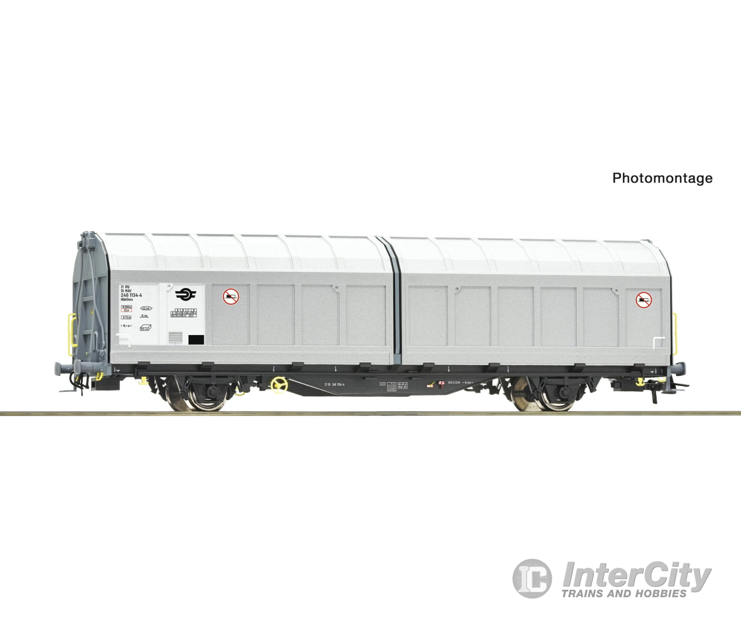 Roco 6600107 Ho Sliding Wall Wagon Mav European Freight Cars