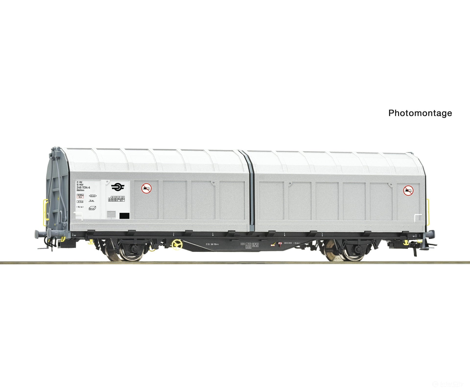 Roco 6600107 Ho Sliding Wall Wagon Mav European Freight Cars