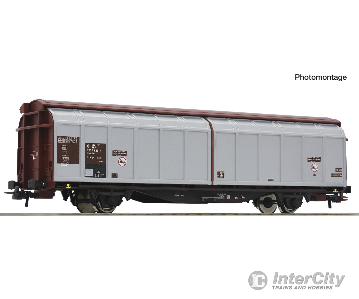 Roco 6600109 Ho Sliding Wall Wagon Pkp European Freight Cars