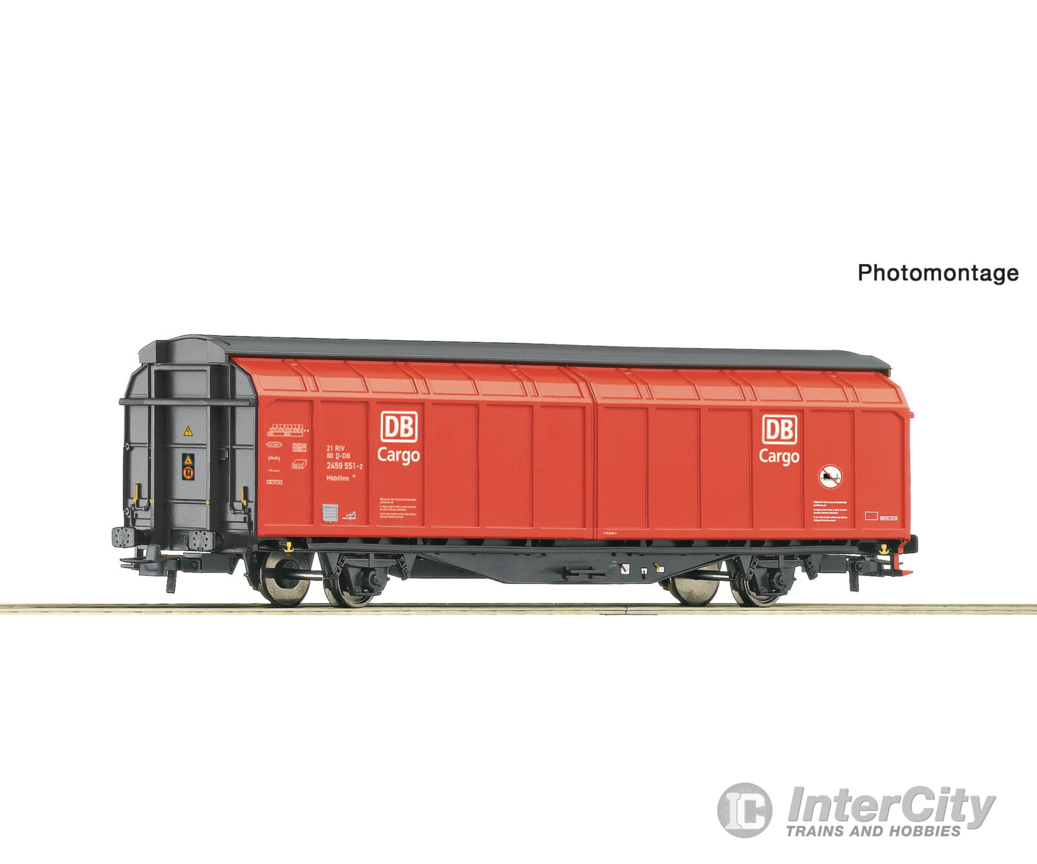 Roco 6600112 Ho Sliding Wall Wagon Db Ag European Freight Cars