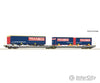 Roco 6600113 Ho Articulated Double-Pocket Wagon T3000E Hupac European Freight Cars