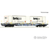 Roco 6600122 Ho Container Carrier Wagon Sbb Cargo European Freight Cars