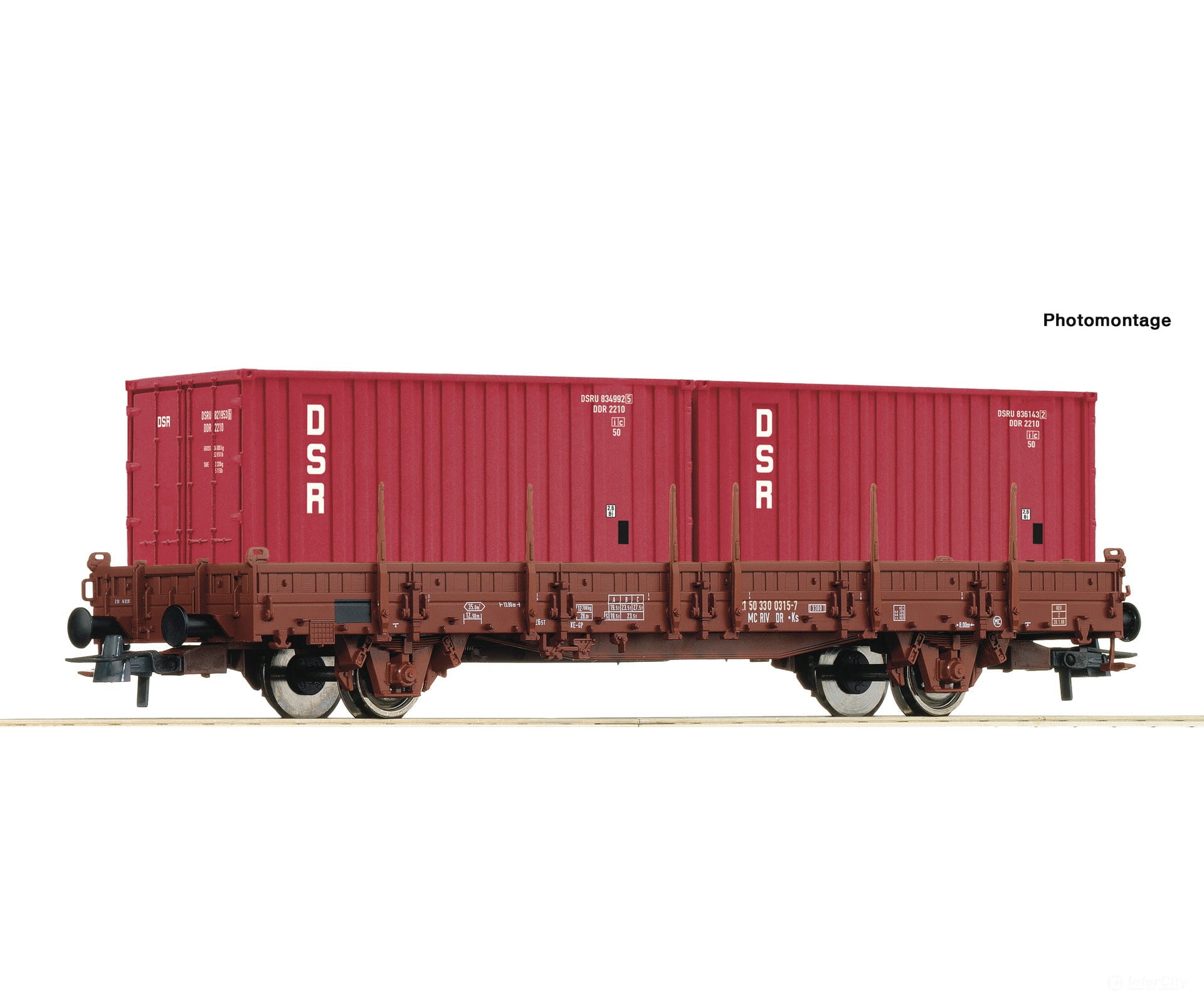 Roco 6600138 Ho Swivel Stake Wagon Dr European Freight Cars