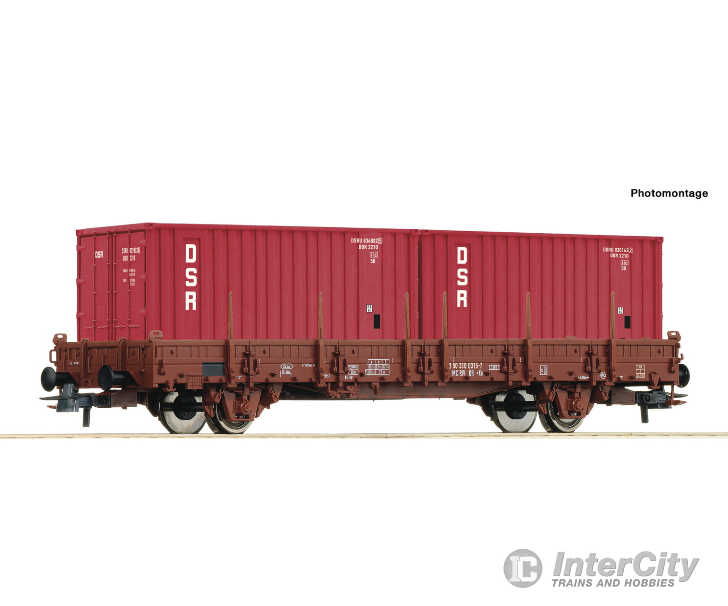 Roco 6600138 Ho Swivel Stake Wagon Dr European Freight Cars