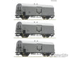 Roco 6600140 Ho 3 Piece Set: Refrigerator Wagons Öbb European Freight Cars