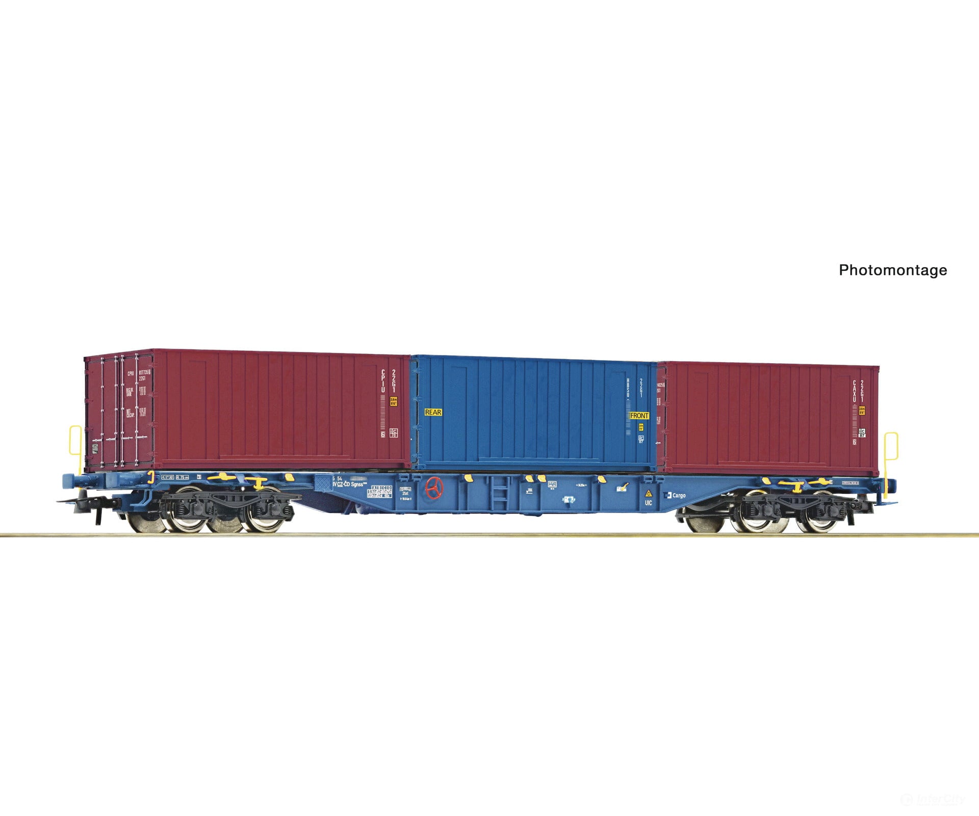 Roco 6600145 HO Container carrier wagon CD coachgo European Freight Cars