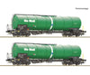 Roco 6600147 Ho 2 Piece Set: Tank Wagons Onrail European Freight Cars
