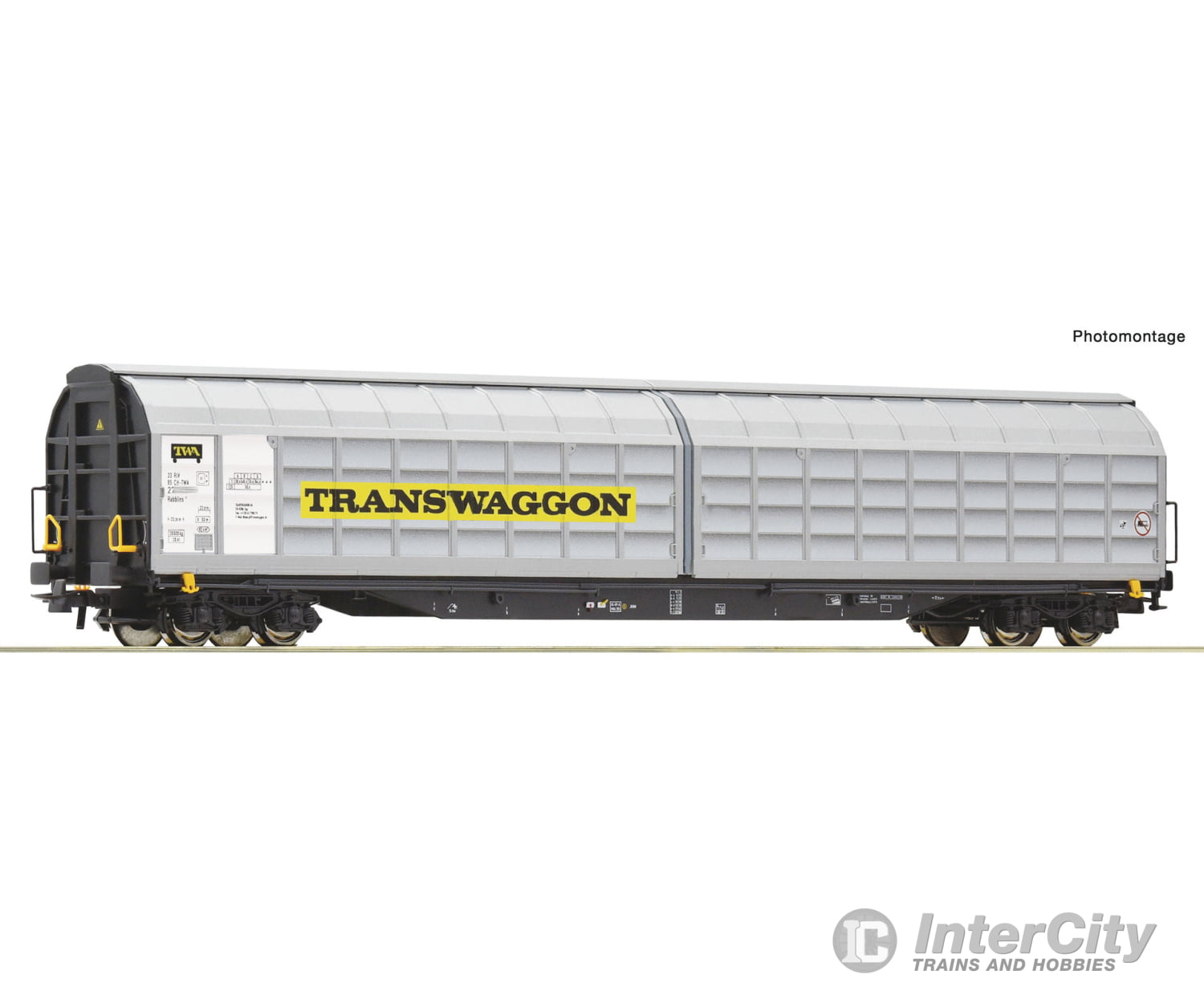 Roco 6600166 Ho Sliding Wall Wagon Transwaggon European Freight Cars