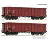 Roco 6600171 Ho 2 Piece Set: Open Goods Wagons Pkp European Freight Cars