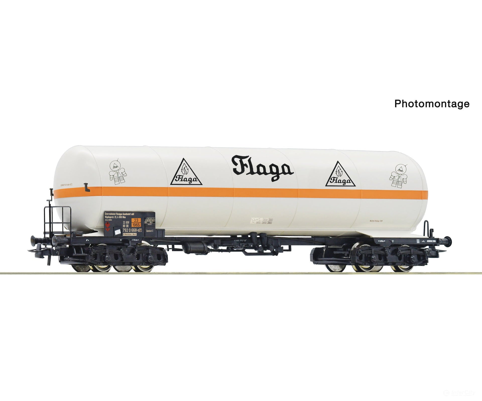 Roco 6600176 HO Pressurised gas tank wagon DB European Freight Cars