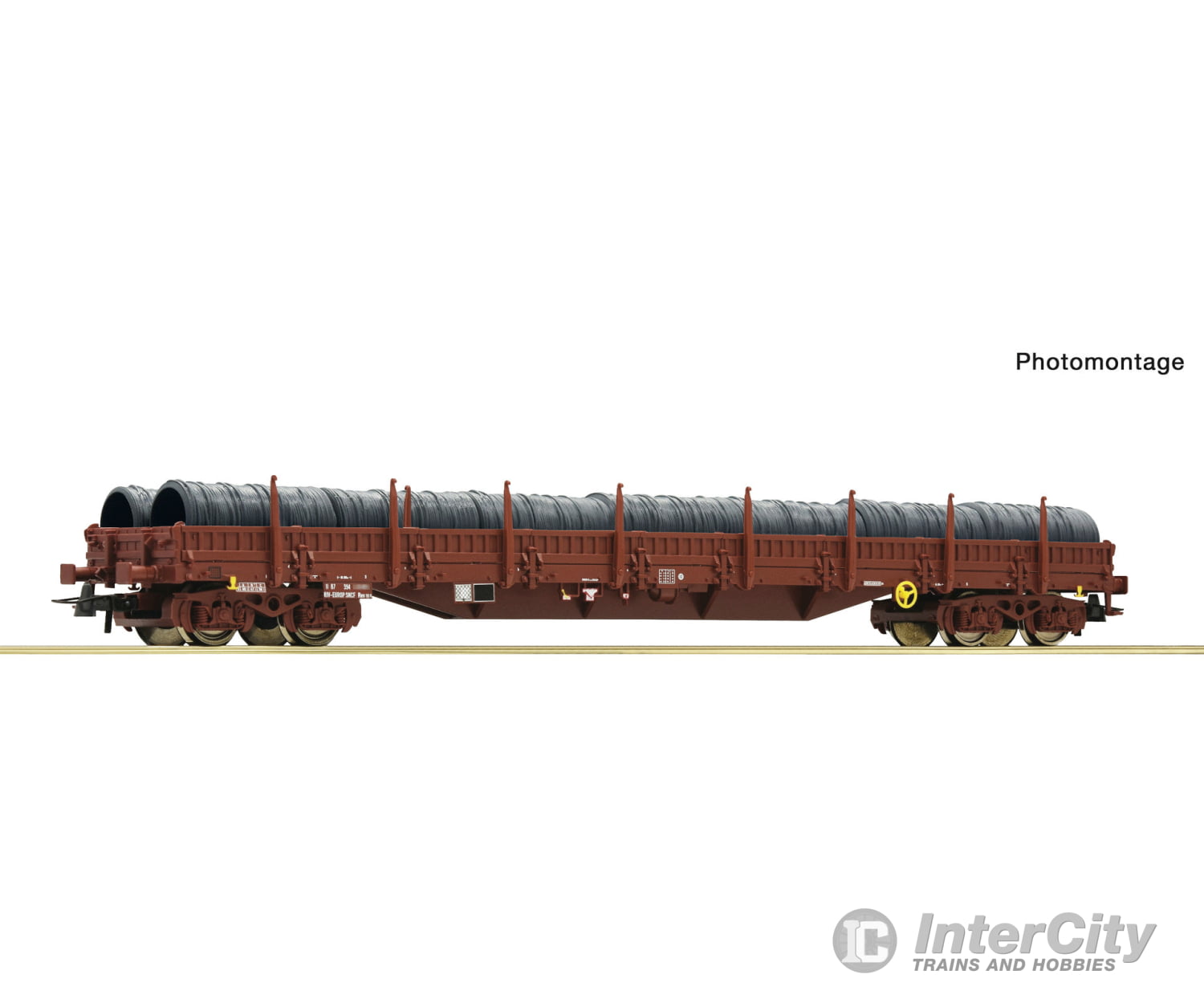 Roco 6600184 Ho Stake Wagon Sncf European Freight Cars