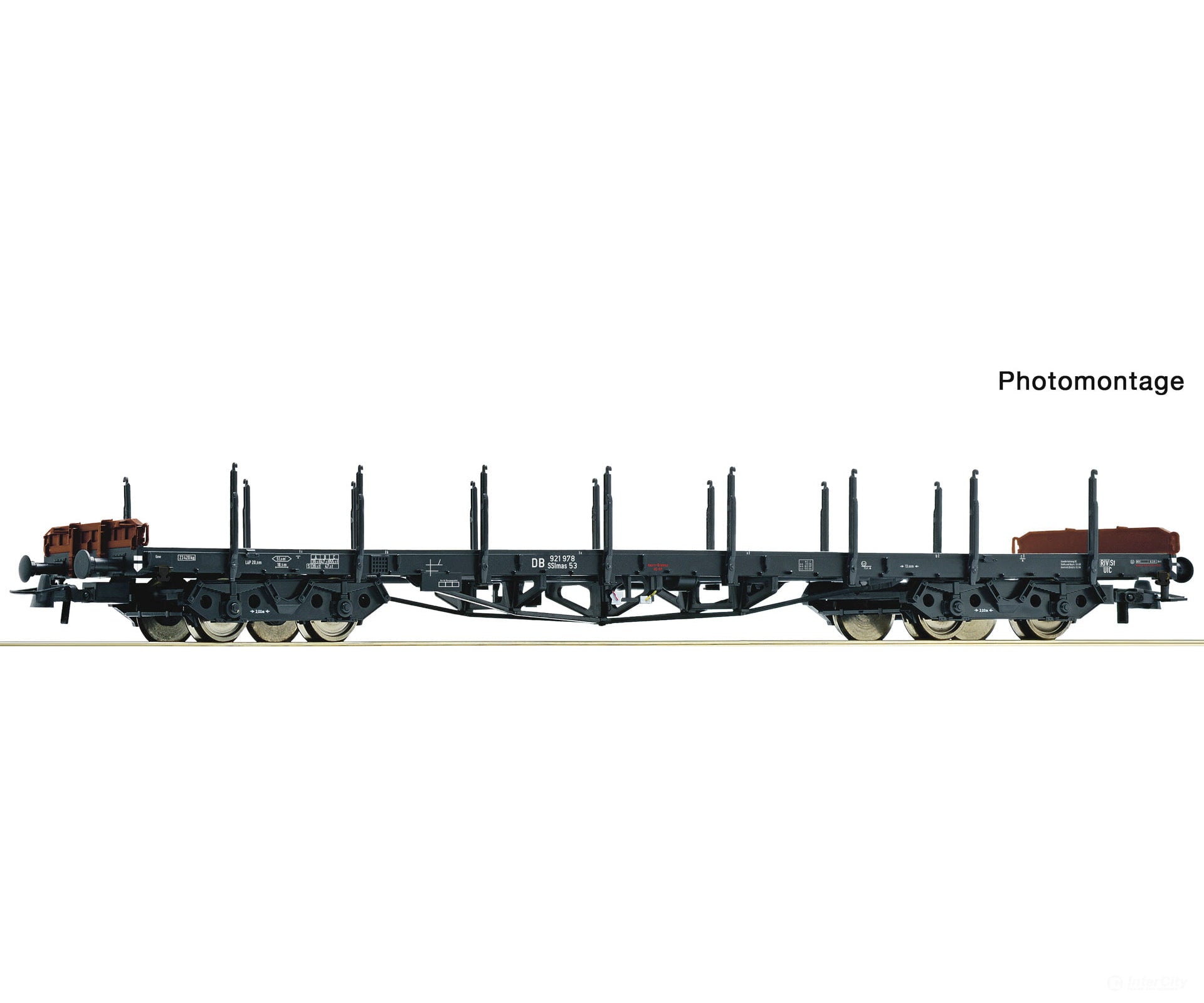 Roco 6600189 Ho Stake Wagon Db European Freight Cars