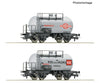 Roco 6600193 Ho 2 Piece Set: Tank Wagons Sj European Freight Cars