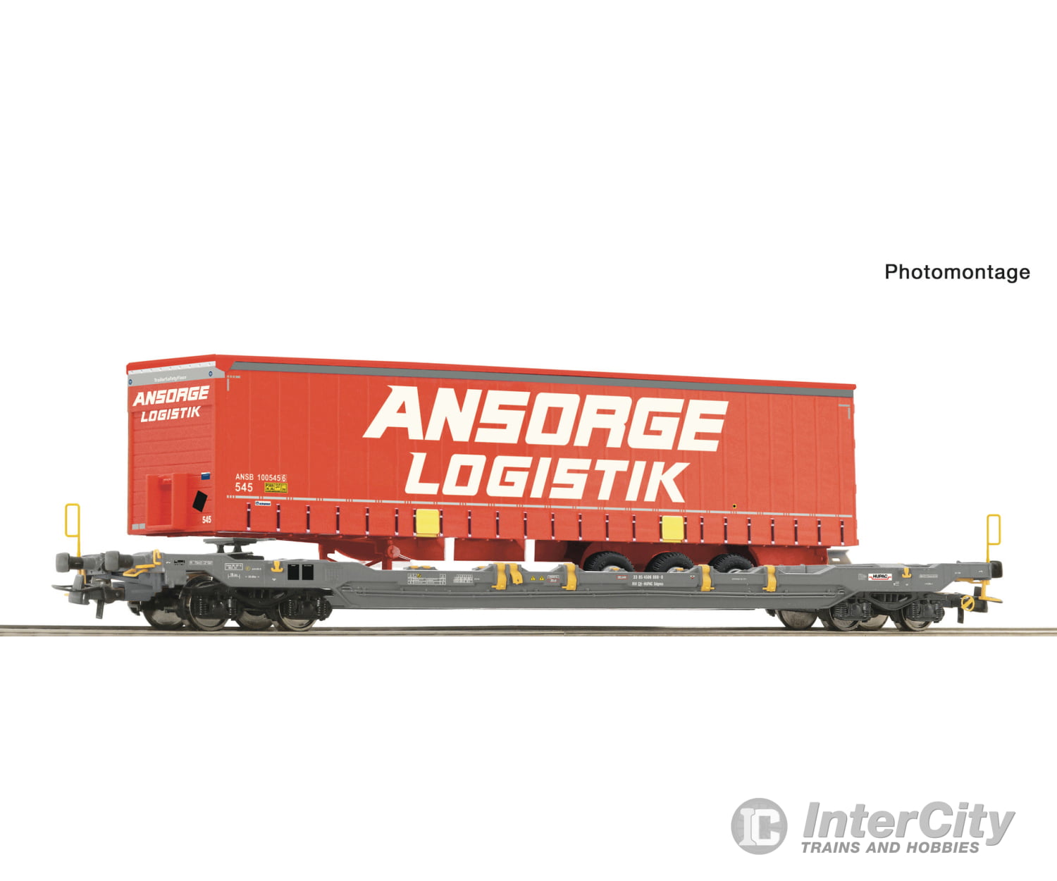 Roco 6600222 HO Pocket wagon T5 Hupac European Freight Cars