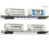 Roco 6600231 HO 2 piece set: Container carrrier wagons SBB Cargo/VTG European Freight Cars