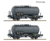Roco 6600245 HO 2 piece set: Tank wagons DR European Freight Cars