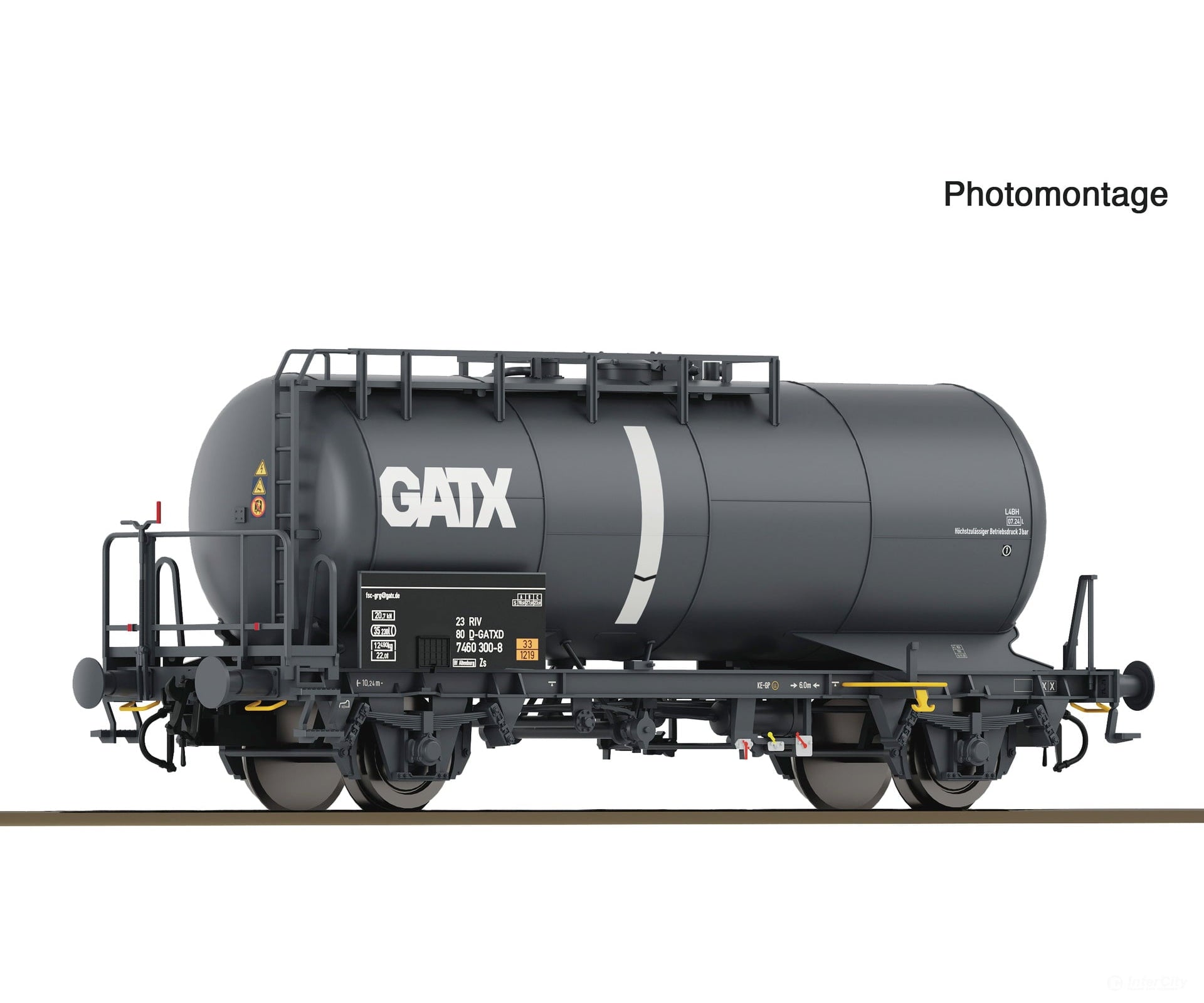 Roco 6600247 HO Tank wagon GATX European Freight Cars