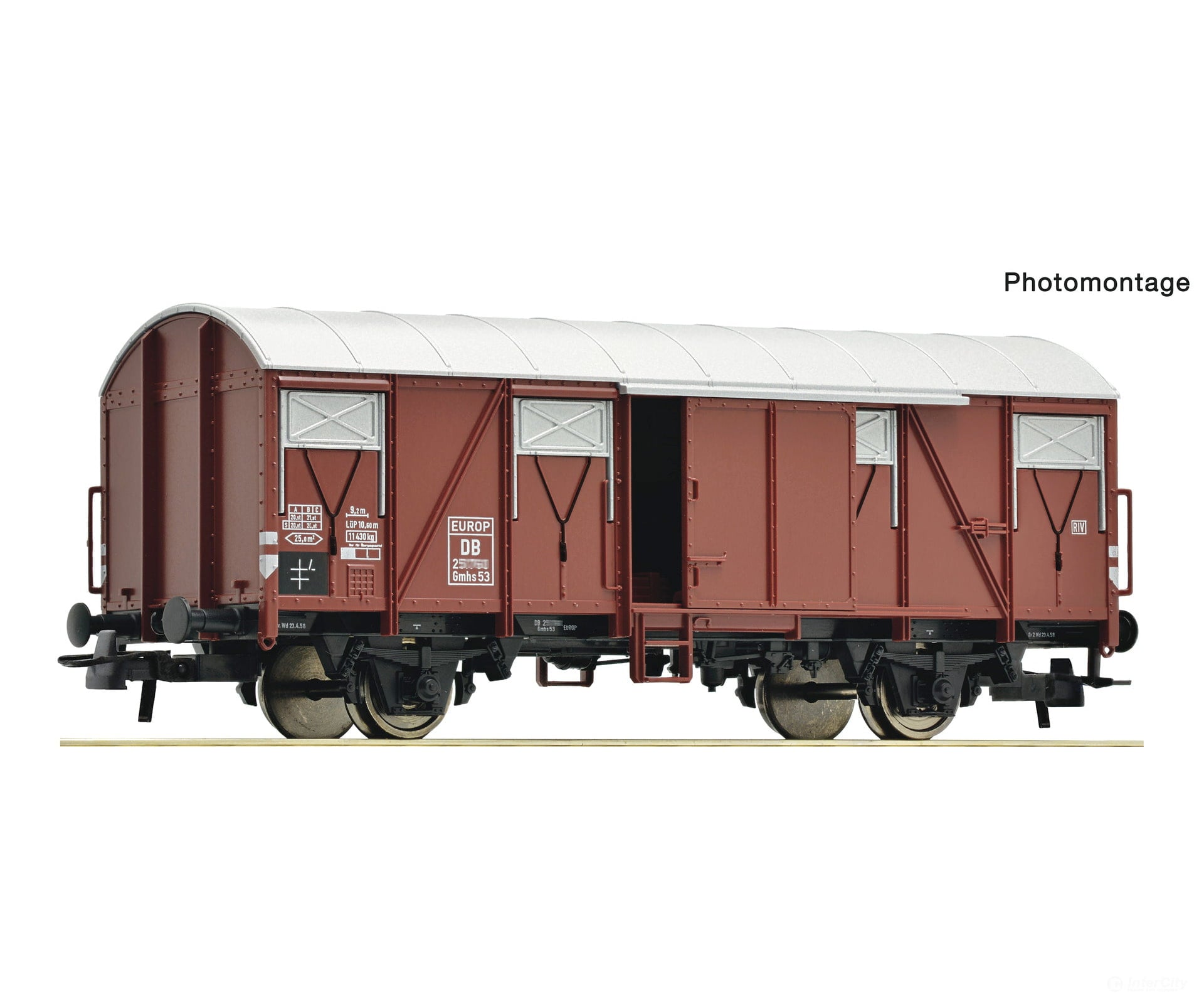 Roco 6600274 HO Covered goods wagon DB European Freight Cars